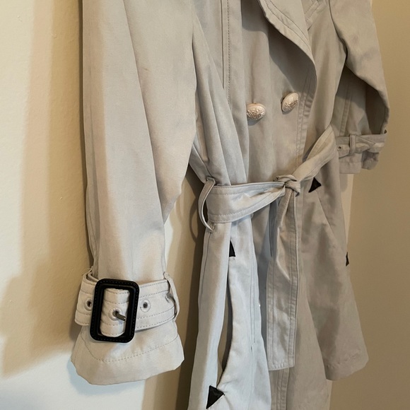 Light Blue Trench Coat - Picture 6 of 7